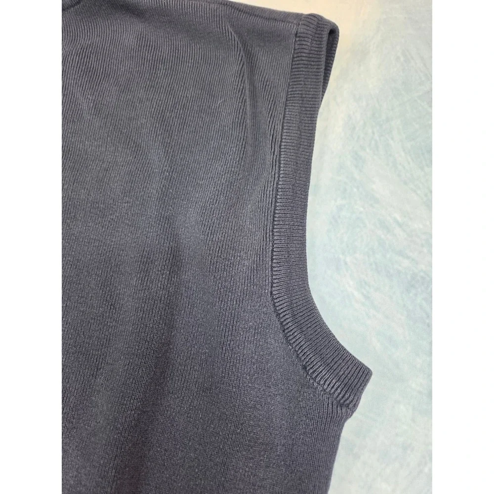 Vintage Nike Team Men's Sweater Vest L Navy UNC Carolina Tar Heels V-Neck